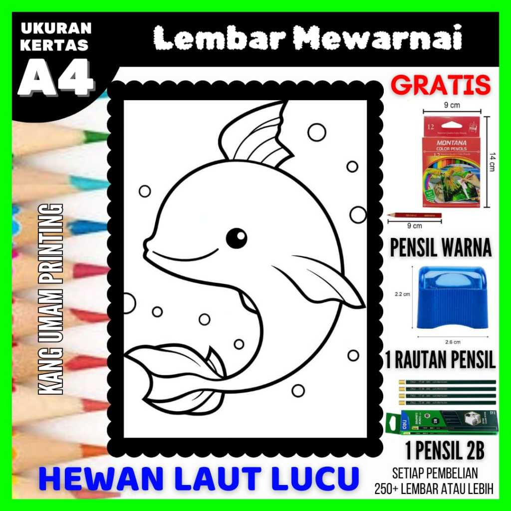 

Lembar Mewarnai Gambar Hewan laut Cocok Untuk Paud dan SD / Binatang Air Bagian 02, Sketsa, Drawing