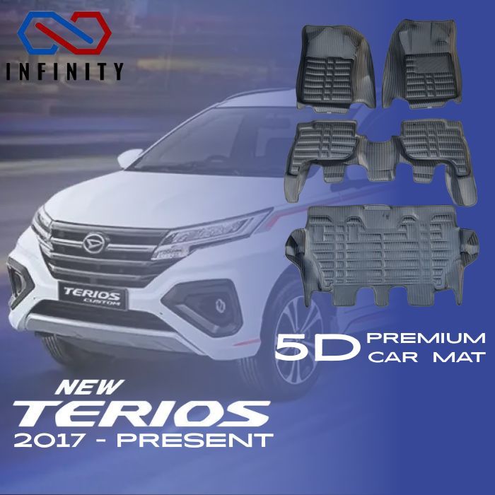 Karpet Mobil 5D Daihatsu New Terios | Karpet Mobil EVA Foam Premium 3 Baris