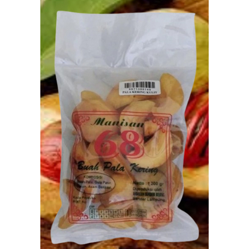 

Manisan Buah Pala Lampung Kulit Kering 68