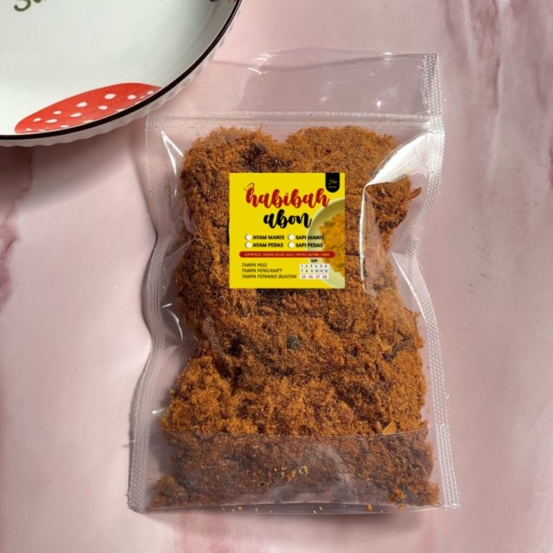 

ASLI ABON DAGING SAPI, HALAL, TANPA PENGAWET, TANPA MSG
