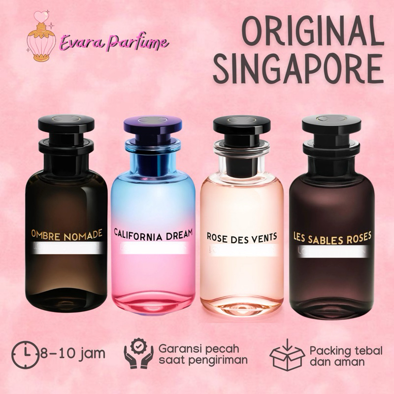 Parfum Lv Rose Des Vents Les Sables Roses California Dream Ombre Nomade 100ML EDP Doublebox By Evara