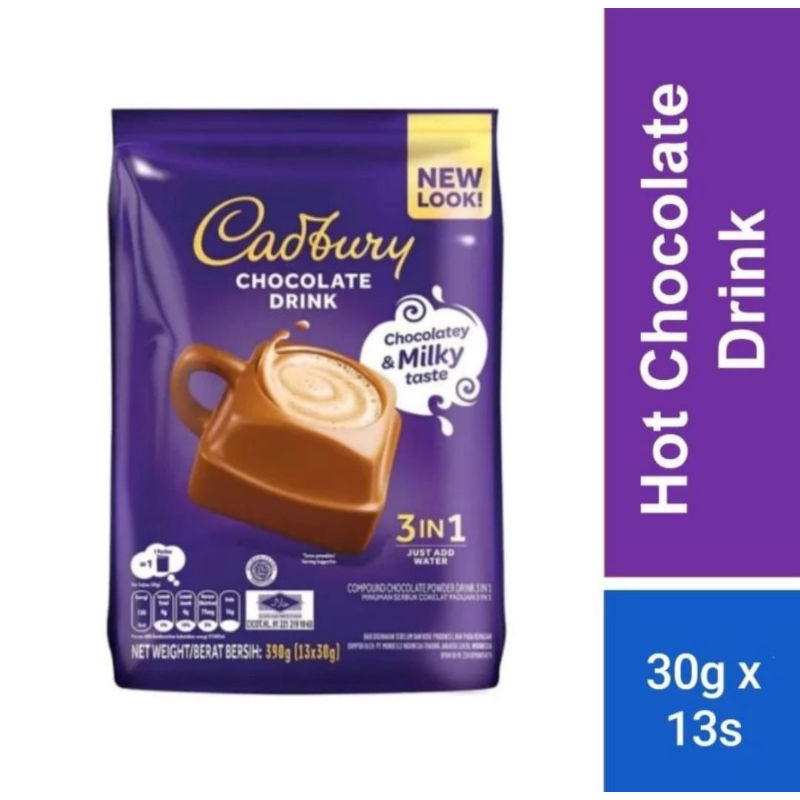 

CADBURY 3in1 Hot Chocolate Drink Thailand (30g x 13 sachet)