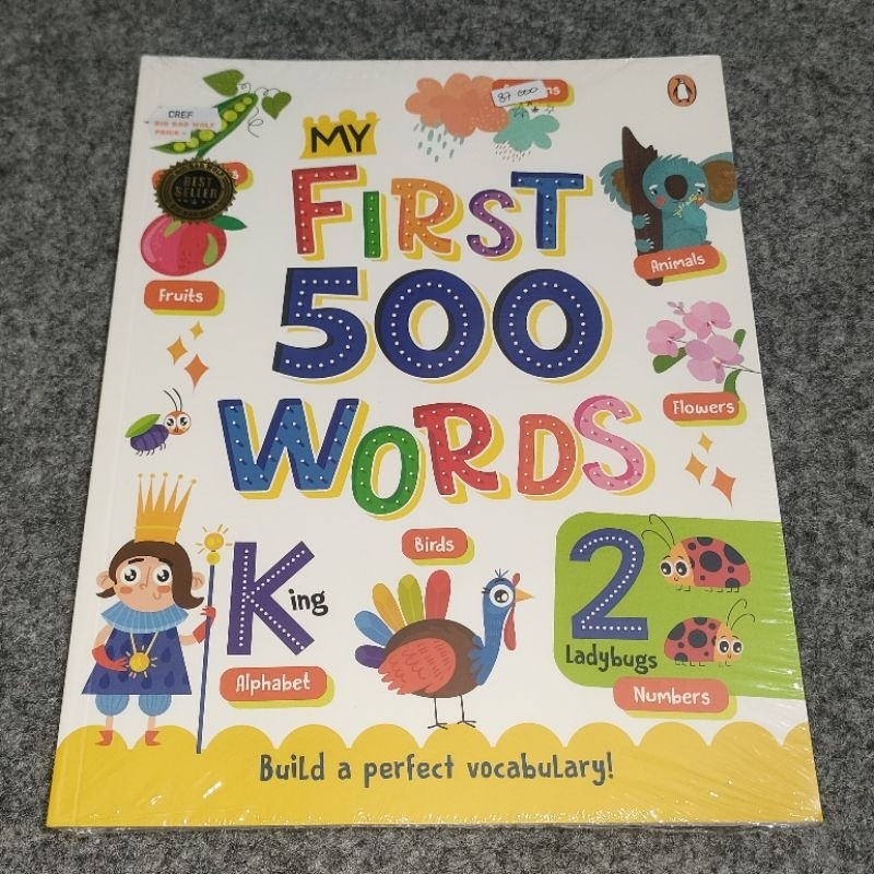 SALE BUKU BBW - MY FIRST 500 WORDS (BEST SELLER) - BIG BAD WOLF