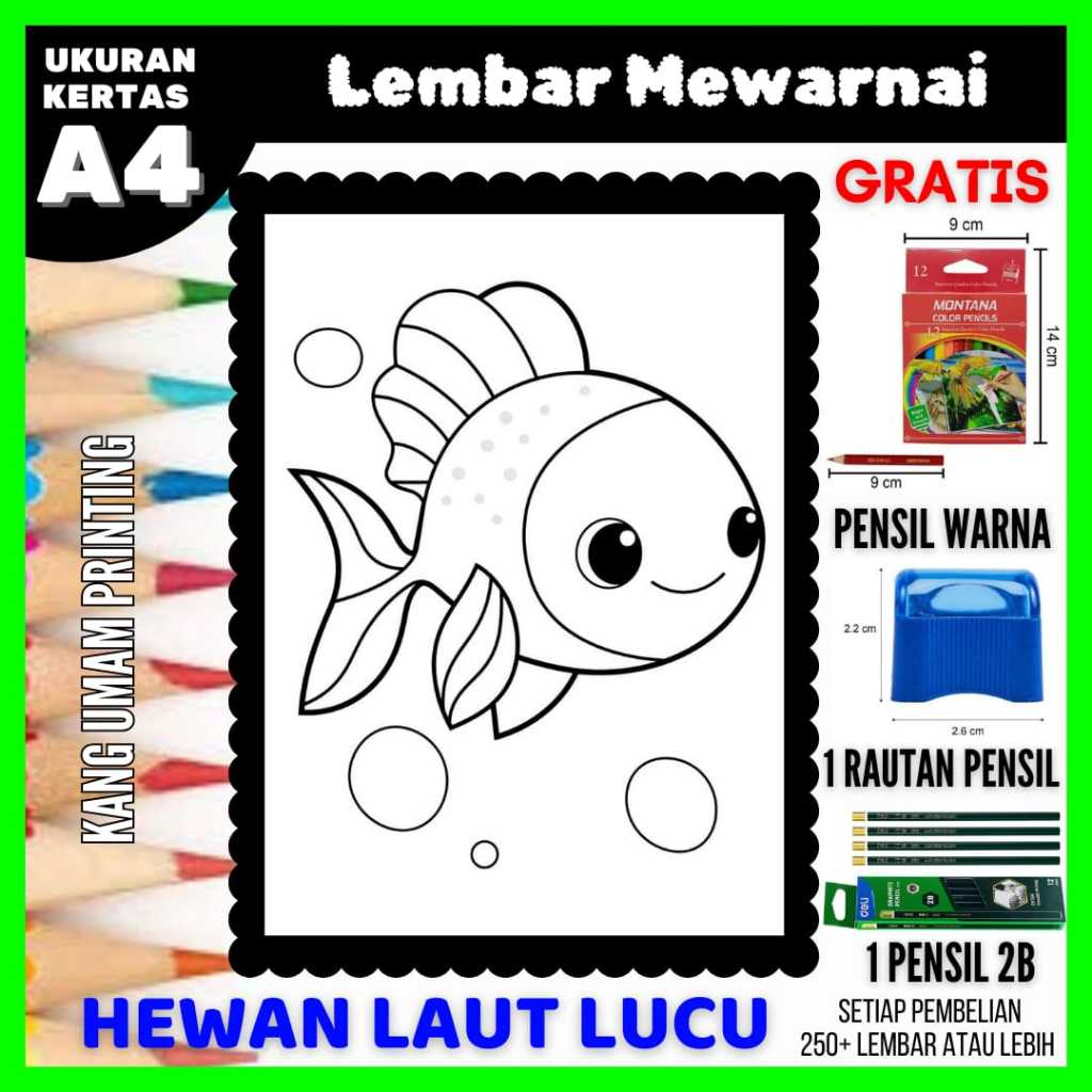 

Lembar Mewarnai Gambar Hewan laut Cocok Untuk Paud dan SD / Binatang Air Bagian 05, Sketsa, Drawing