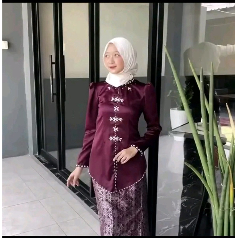 Alana One Set Baju Kurung Melayu | rok songket modern | atasan baju kurung wanita terbaru kekinian