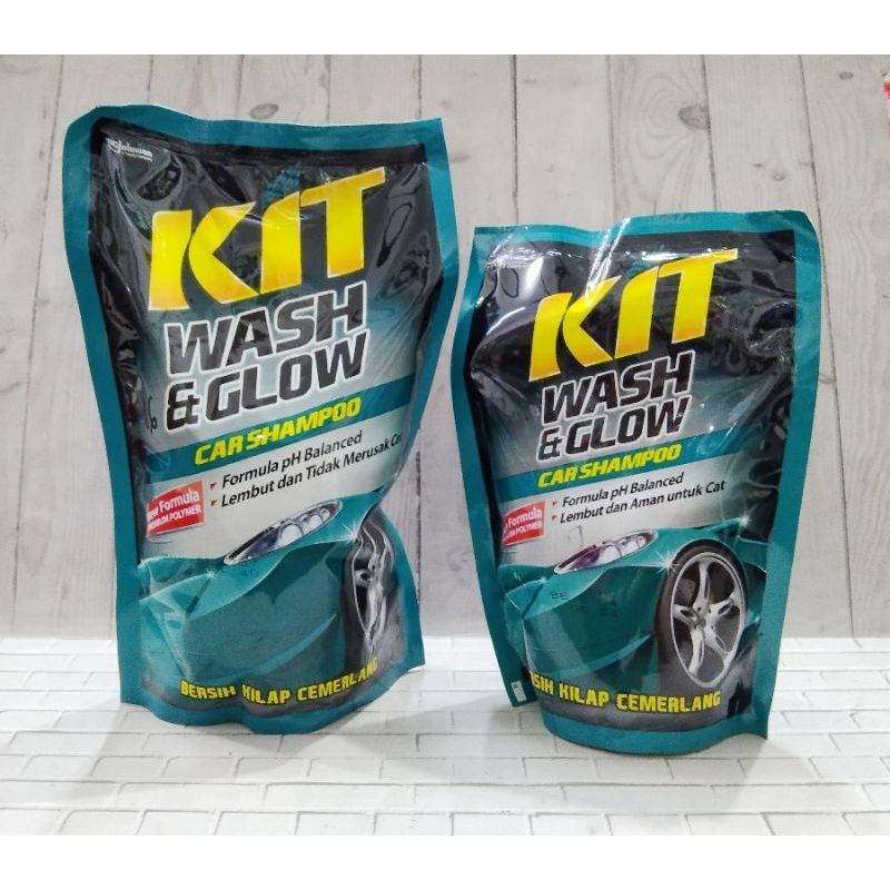 SS KIT WASH & GLOW CAR SHAMPOO REFILL / SHAMPOO CUCI MOBIL /  SABUN CUCI MOBIL - KIT