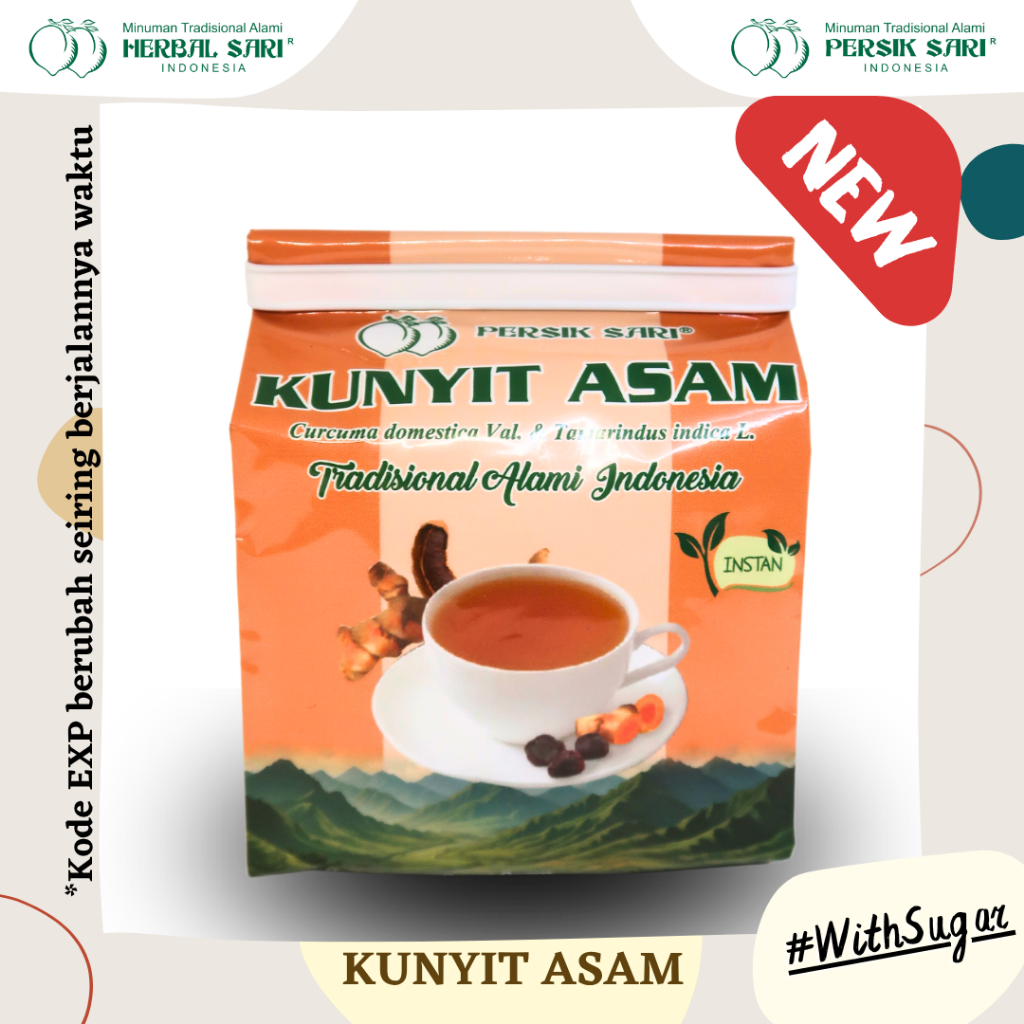 

NEW Jamu Persik Sari Kunyit Asam