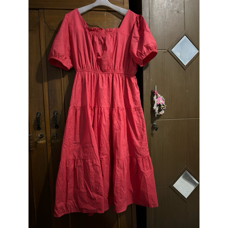 Dress Jumbo Big Size Baby Doll Lengan Balon 09Women