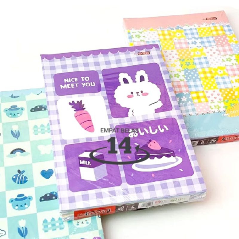 

1 Pak Buku Tulis Big Boss 42 Lembar ( Isi 6 Buku )