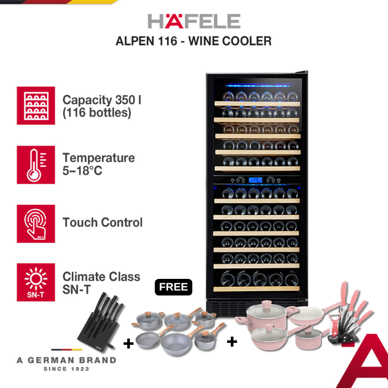 Hafele Alpen Wine Cooler Series - Pendingin Minuman Wine