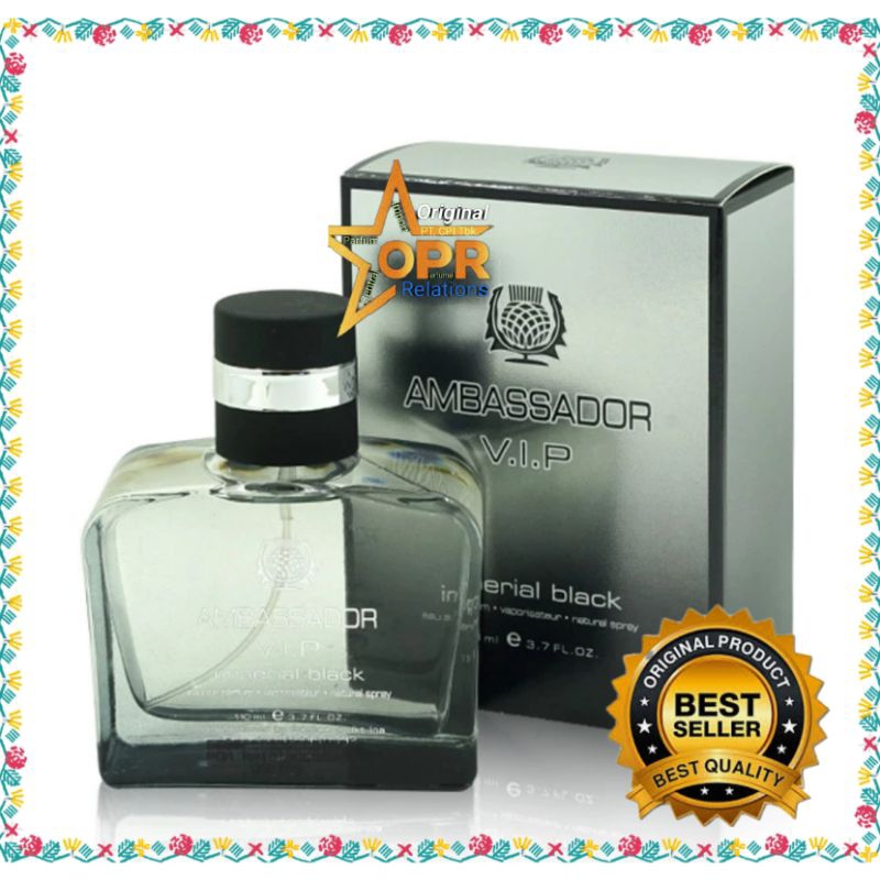 Parfum Pria Ambassador VIP Black EDP 110ml