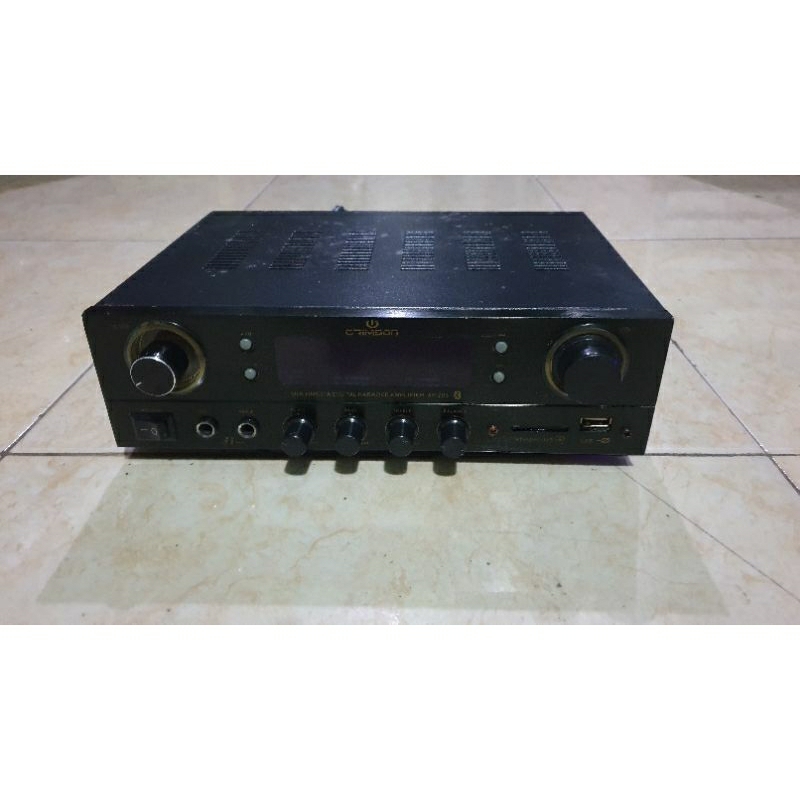 power amplifier karaoke crimson cr-203 second normal siap pakai no minus