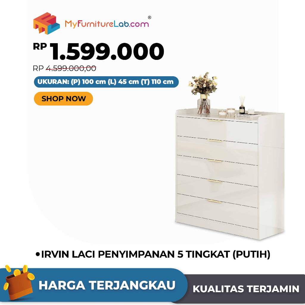 MYFURNITURELAB®: IRVIN Laci Penyimpanan