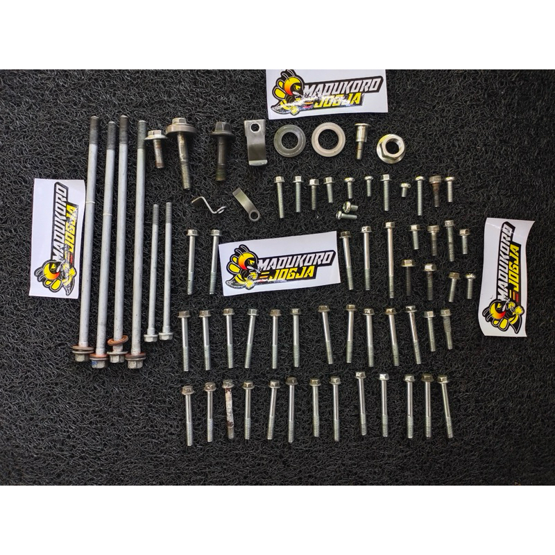 baut mesin klx set Original Copotan