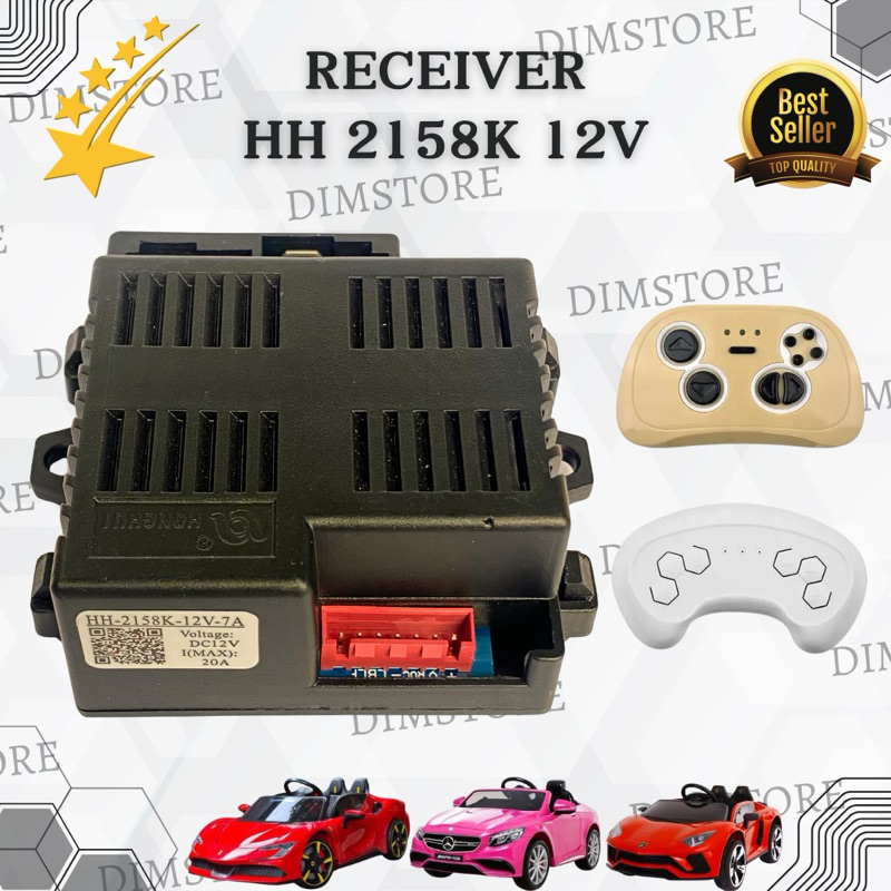 TERBARU  RECEIVER HH 2158K 2.4G 12V PENGGANTI TIPE HH 671K 20A MESIN HH2158K MOBIL MAINAN AKI ANAK 1