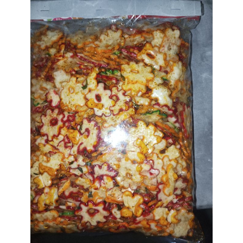 

seblak kering kerupuk bunga