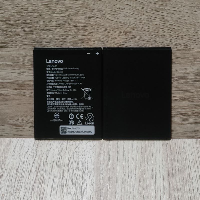 Baterai BL300 Compatible for Lenov A5S BL-300 BL 300 Original Battery Batrai Hp