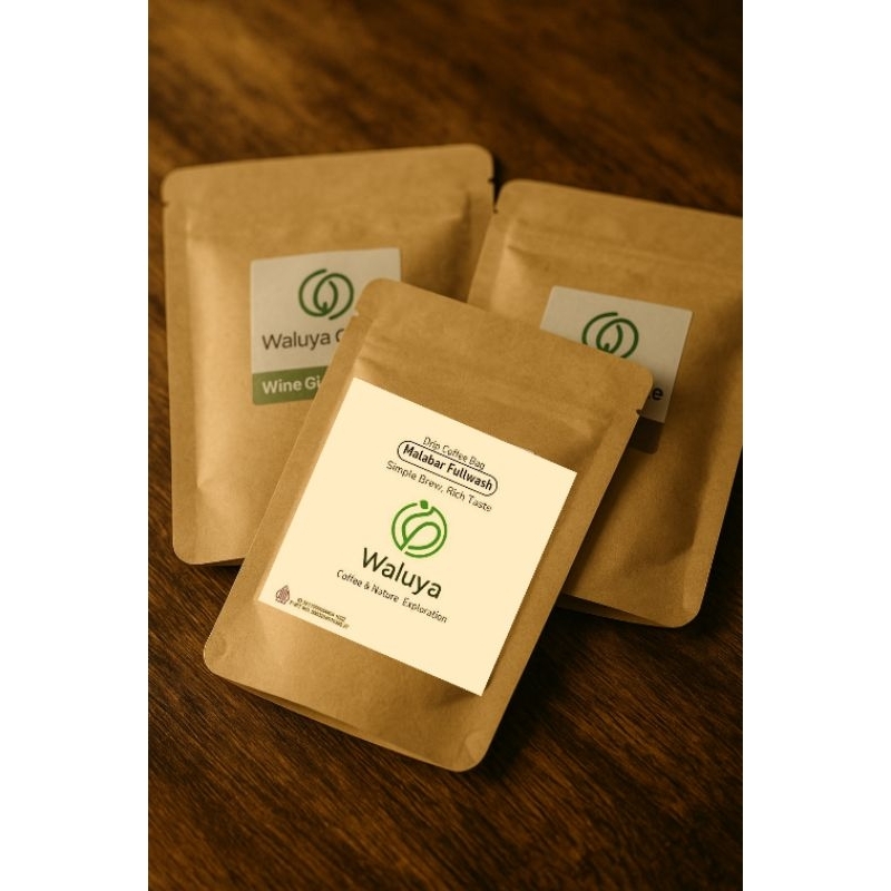 

Drip coffee bag (kopi dengan filter) Malabar Fullwash