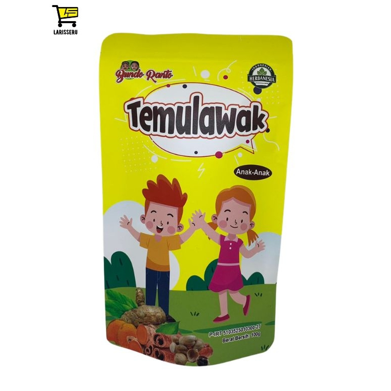 

BundoRanto Temulawak Anak 100g - Minuman Tradisional Instan, Segar & Praktis, Rempah Khas Nusantara