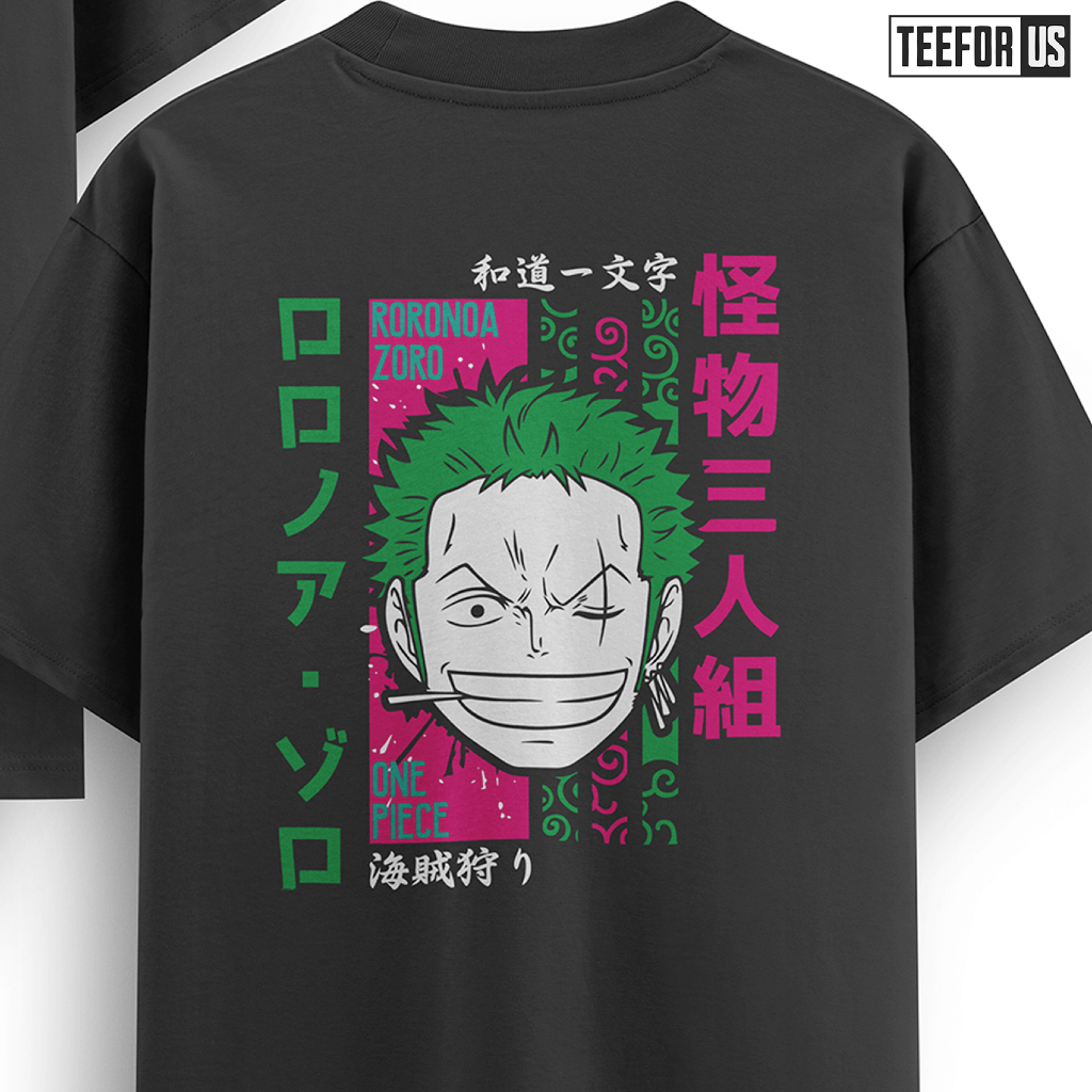 Kaos One Piece Zoro Unisex | teeforus