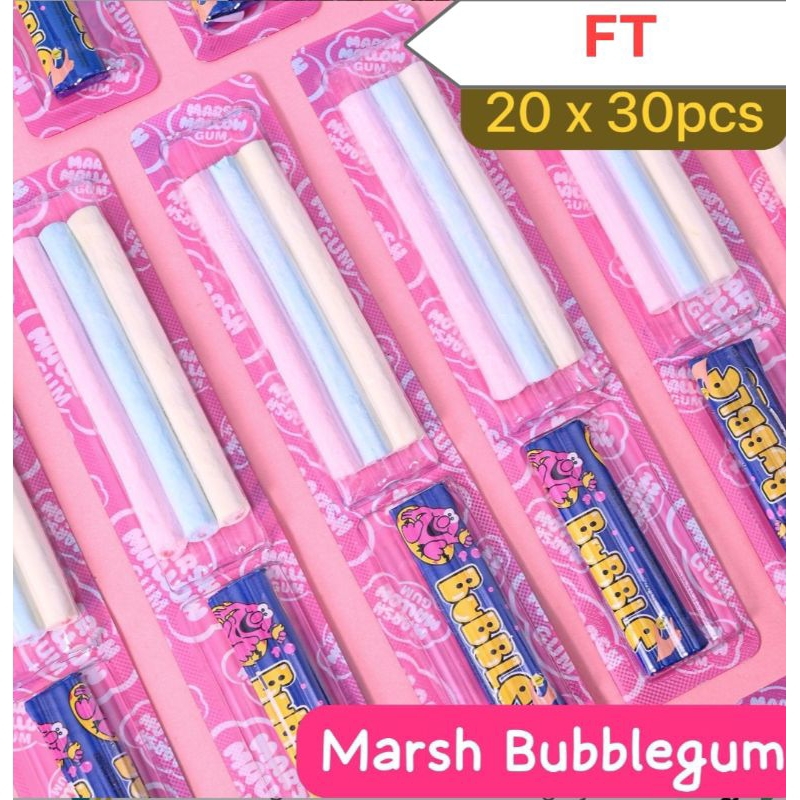 

Marshmallow bubblegum 30 pcs