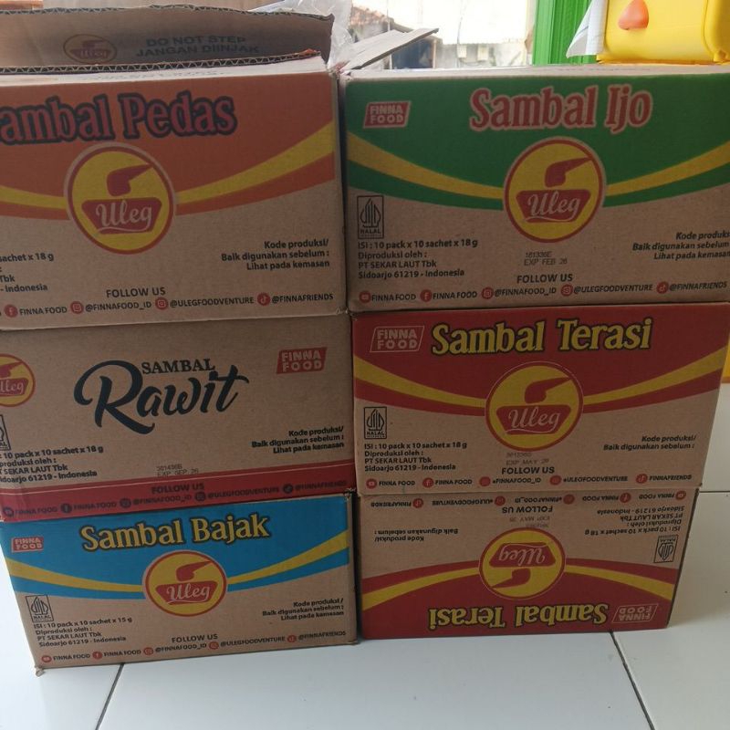 

SAMBAL ULEG FINNAFOOD KARTON 10PACK x 10SASET