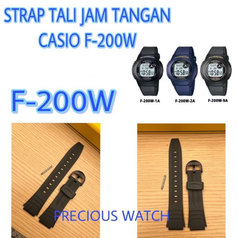 TALI STRAP CASIO F-200W F 200W F 200 Casio