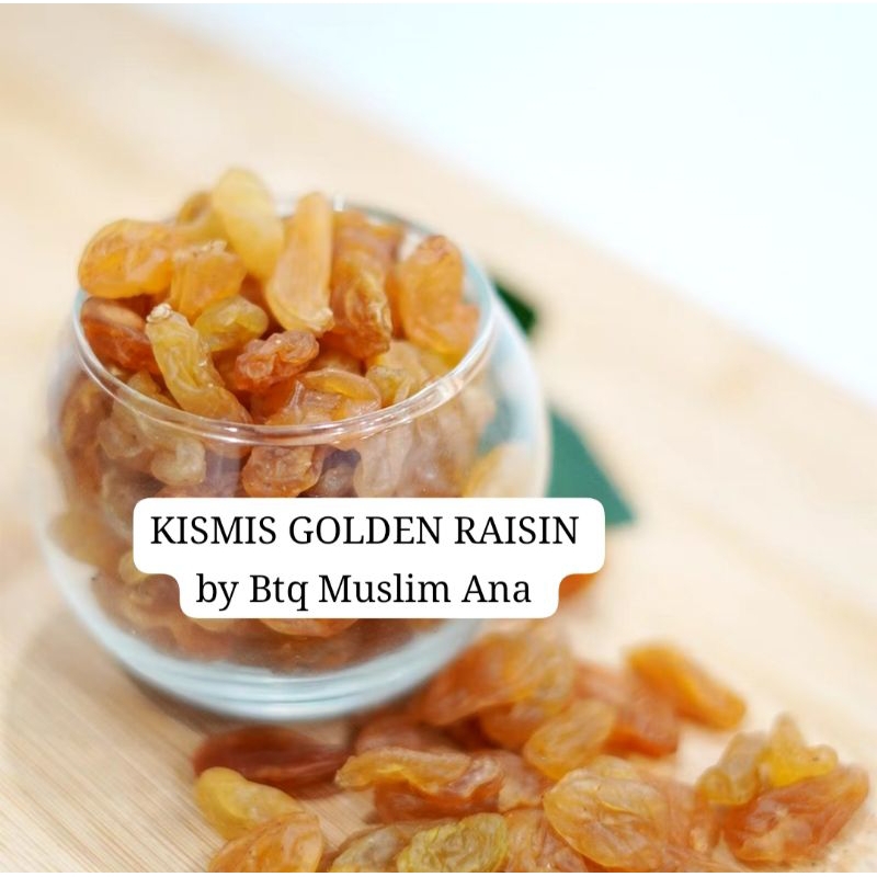 

KISMIS ( GOLDEN RAISINS/KISMIS KUNING JUMBO)