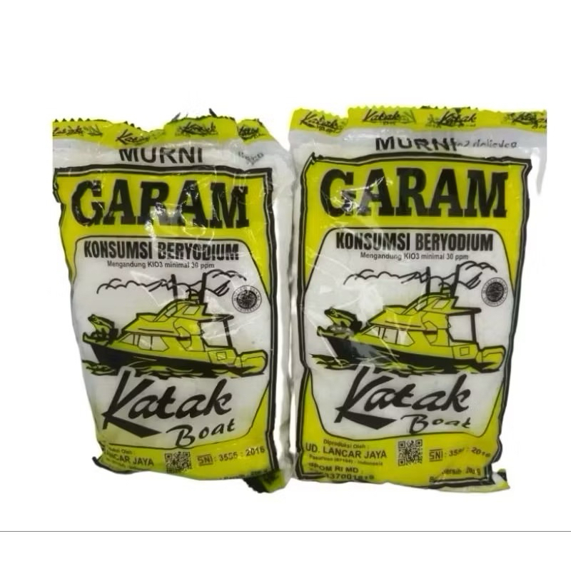 

Garam Dapur Murni Beryodium CAP KATAK / CAP KERUK 200gr