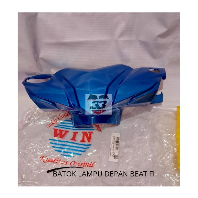BATOK LAMPU DEPAN BEAT FI BIRU - WIN
