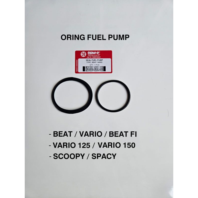 ORING FUEL PUMP ASSY KARET SEAL FUEL PUMP ASSY BEAT BEAT FI VARIO VARIO 125 150 SCOOPY SPACY