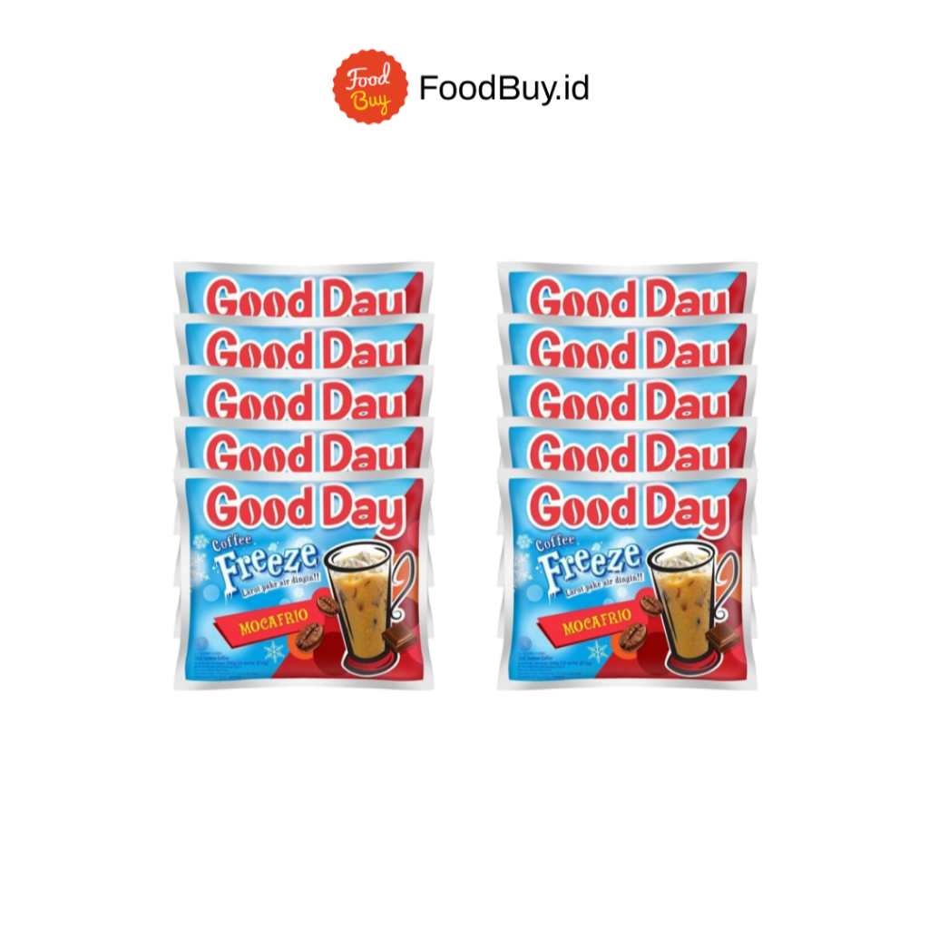 

Paket 1 Rtg - Good Day Freeze Mochafrio 300gr Isi 10 Pcs