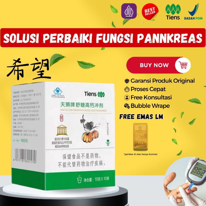 herbal Cina obat diabetes kencing manis gula darah isi 10