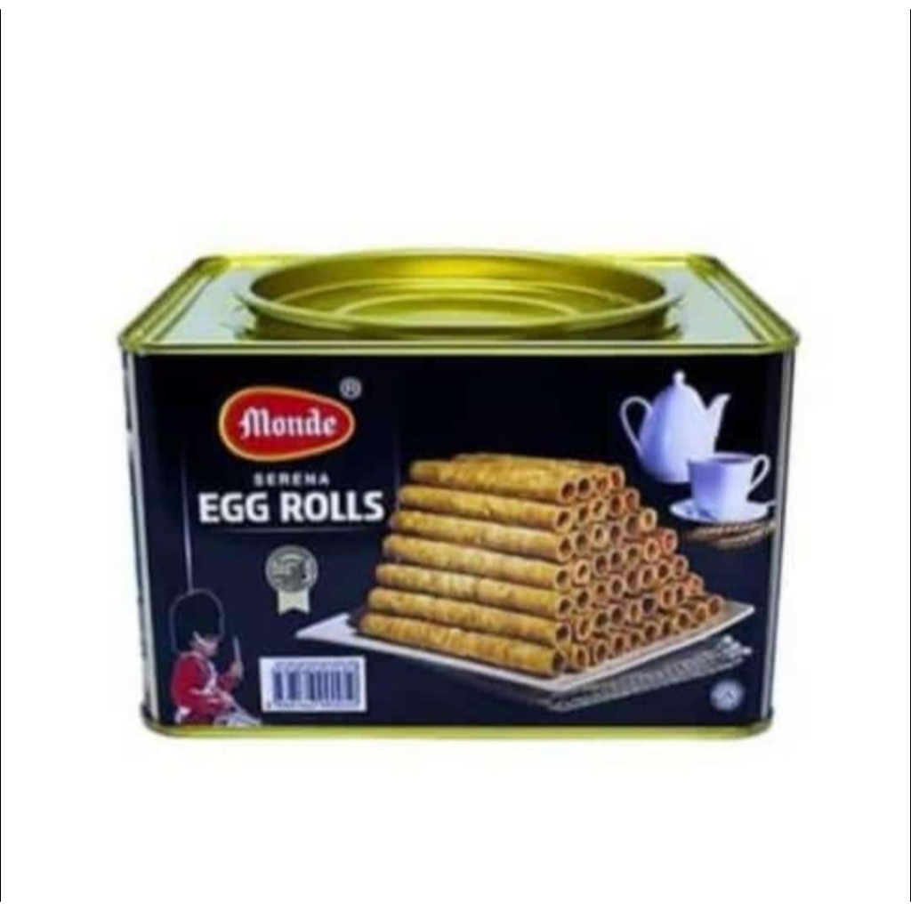 

Monde Egg Roll Original 300gr Kaleng Kecil