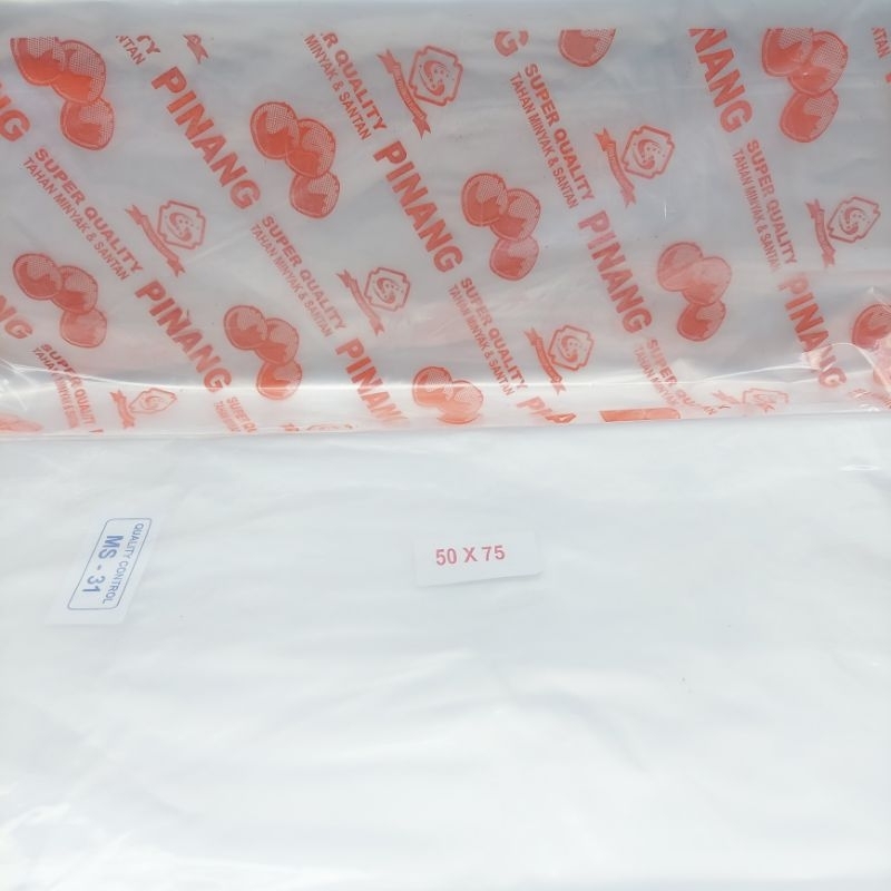 KANTONG PE/PLASTIK PE PINANG 50X75(1BKS)