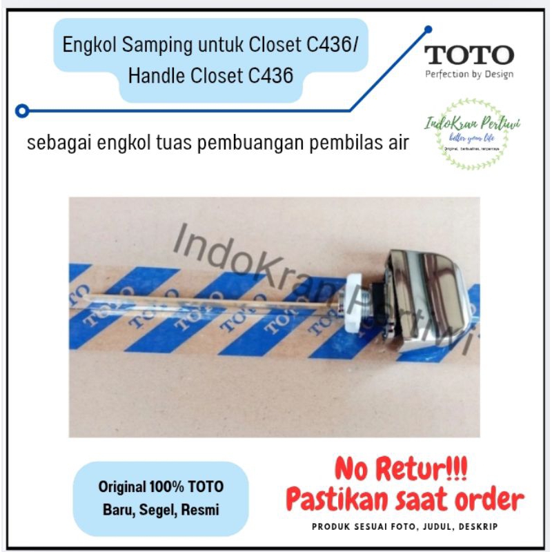 Engkol Samping Closet TOTO C436/ Handle Closet TOTO C436/ Spare Part TOTO