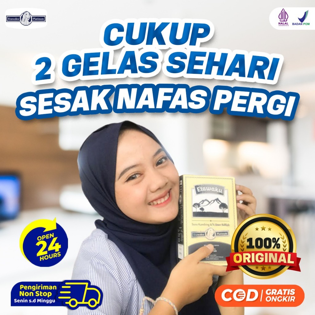 

Susu Etawaku Platinum - Susu Kambing Etawa Murni Isi 200 Gram