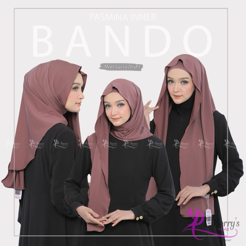Elziaa Hijab - Pasmina Inner Bando Pashmina Instan Bahan Jersey Lycra By El-Berrys Hijab Nyaman Adem