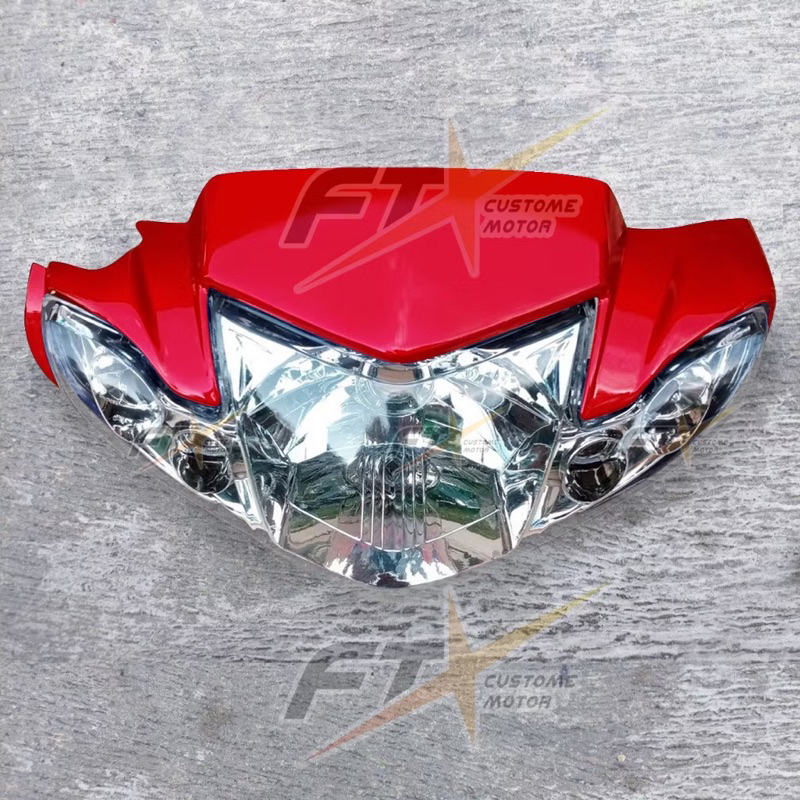 BATOK DEPAN + REFLEKTOR YAMAHA VEGA R NEW (WARNA MERAH MAROON)