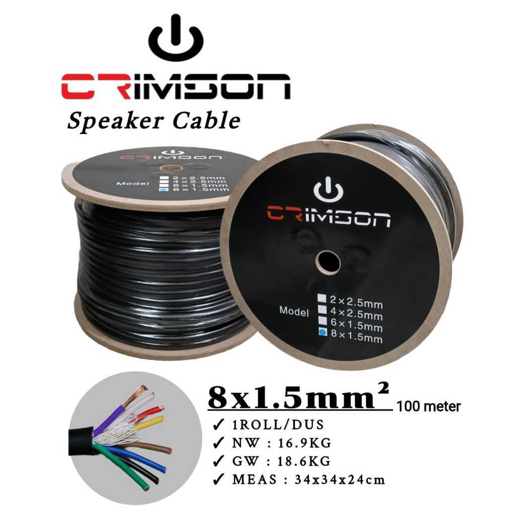 Kabel Speaker 8x1.5mm / Kabel Speaker Isi 8
