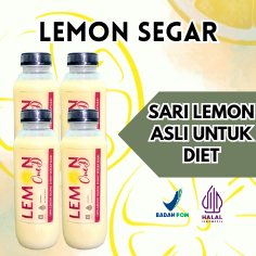 

MAR PAKET 4 BOTOL Sari Lemon 250ML Murni Alami 100% Untuk Detoks Dan Diet Alami
