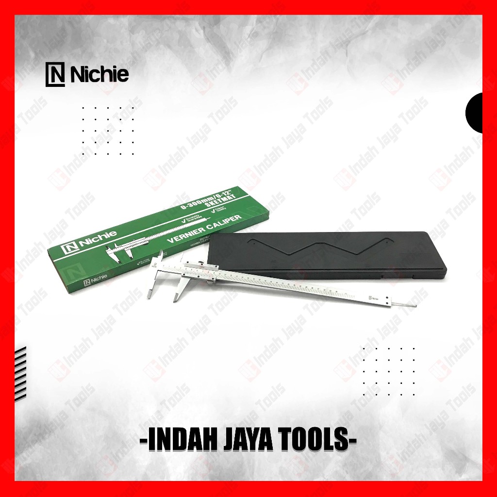 NICHIE Sigmat Analog 12 Inch Besi - Jangka Sorong Sketmat Vernier Caliper Pengukur Ukur Dimensi