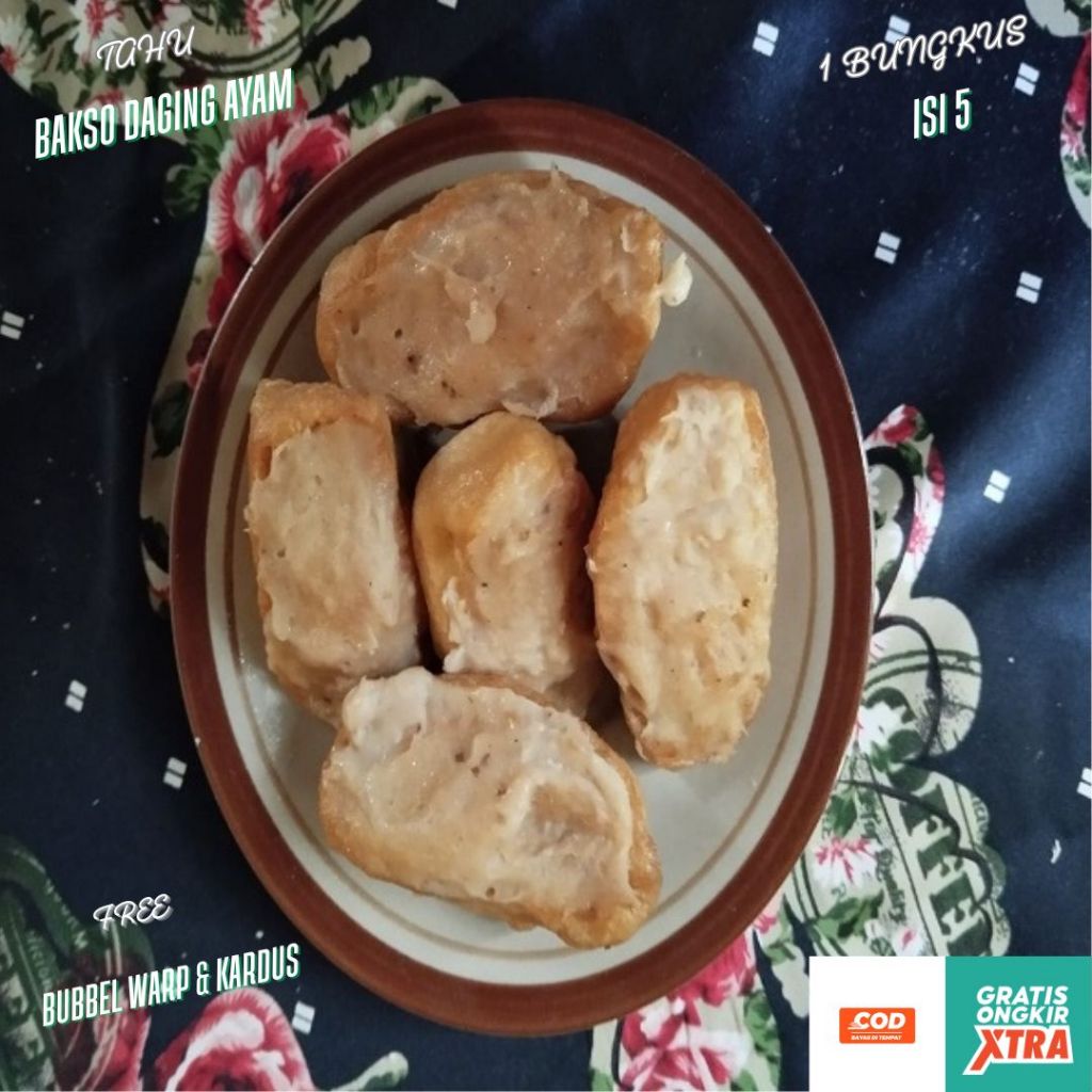 

Tahu Bakso / Baso Daging Ayam Asli Frozen