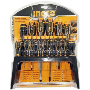 INGCO HKSD1828 Obeng Presisi 18pcs Screwdriver & Precision Driver Set