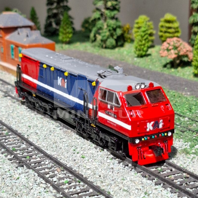 Miniatur Lokomotif Kereta Api Indonesia KAI CC201 RnB Skala HO