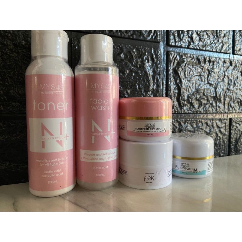 PAKET NORMAL WHITENING FLEK ACNE MYSAS MYSASSORA OILY ISI 3