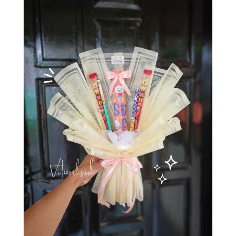 

Buket Alat Tulis mix Snack