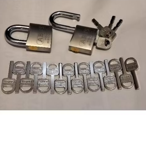 gembok kembar abus50mm