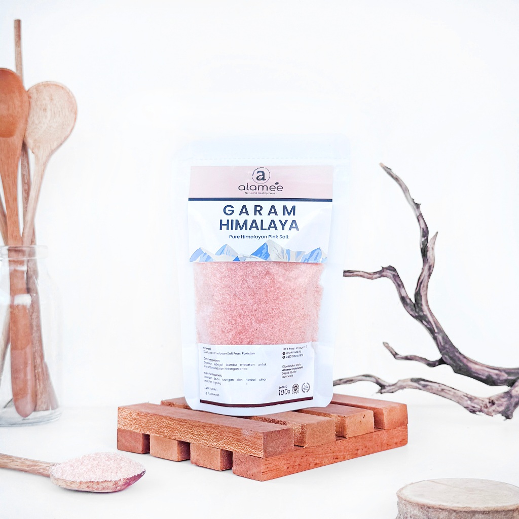 

Garam Himalaya Natural Himalayan Pink Salt Bumbu Dapur Organik Masak Rempah Rimpang Murni Asli Tanpa Campuran ALAMEE