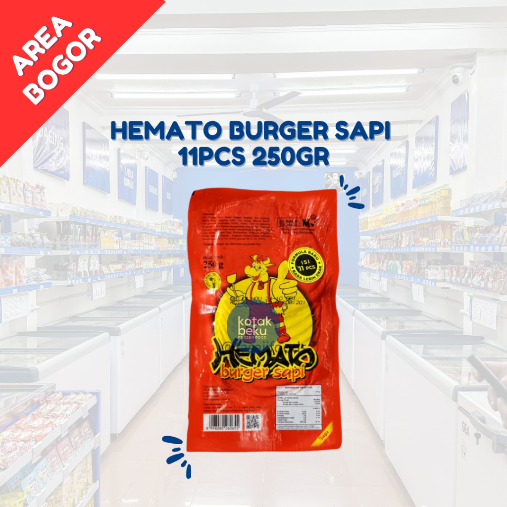 

HEMATO BURGER SAPI 11PCS 250GR